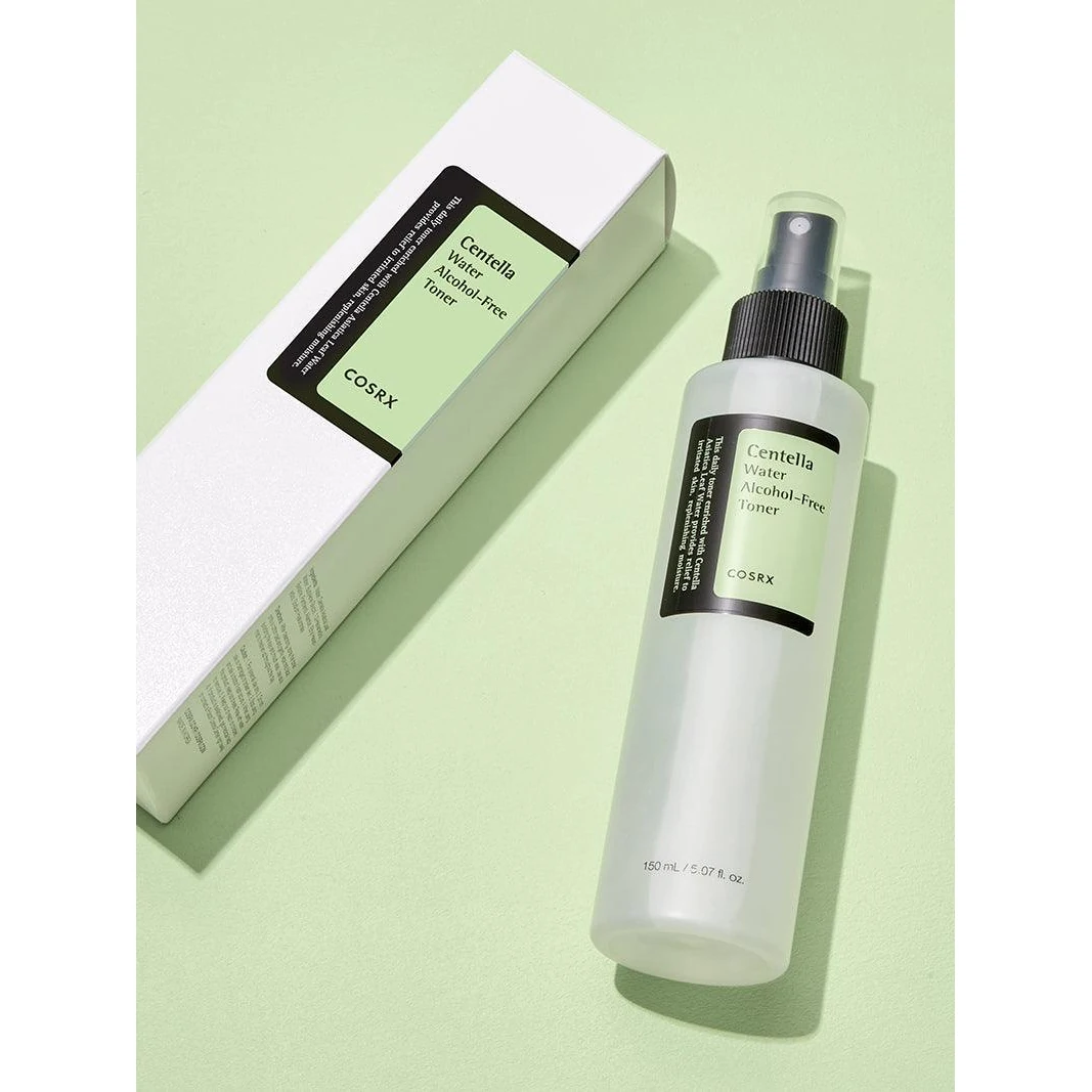 COSRX Centella Water Alcohol-Free Toner bottle and packaging front view