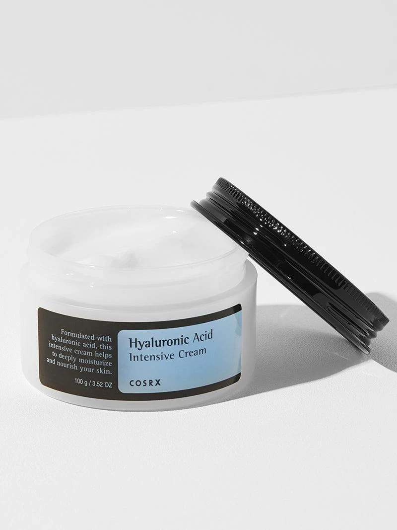 COSRX Hyaluronic Acid Intensive Cream open jar