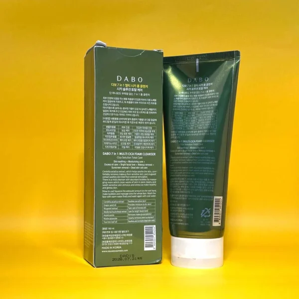 Dabo 7 in 1 Multi Cica Foam 180ml product image 4