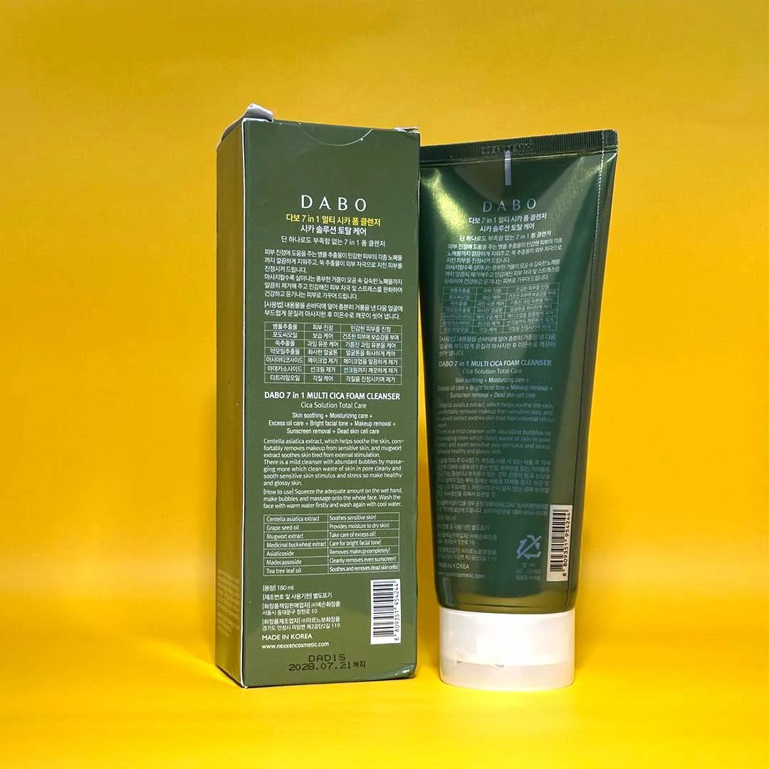 Dabo 7 in 1 Multi Cica Foam 180ml product image 4