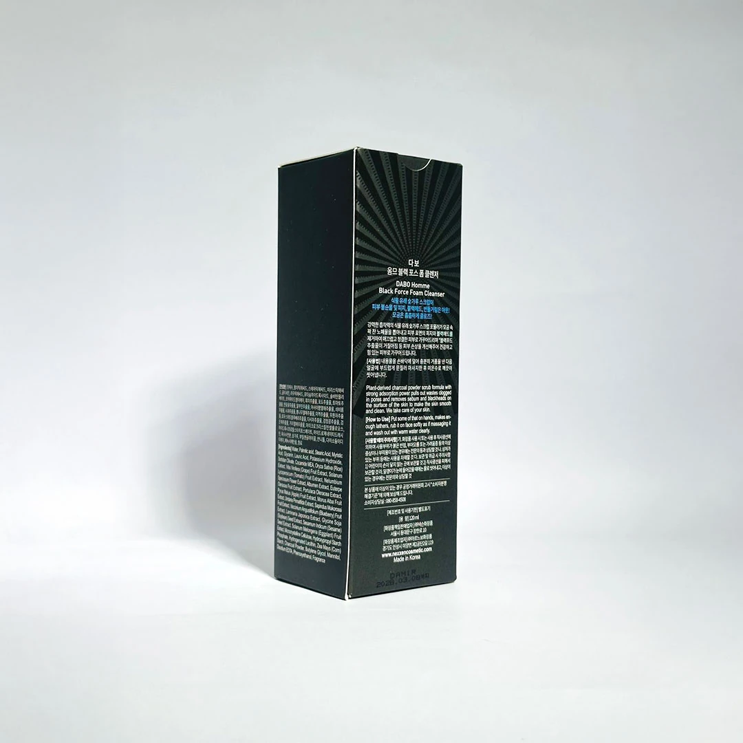 Dabo Black Force For Men Foam 120ml product image 4