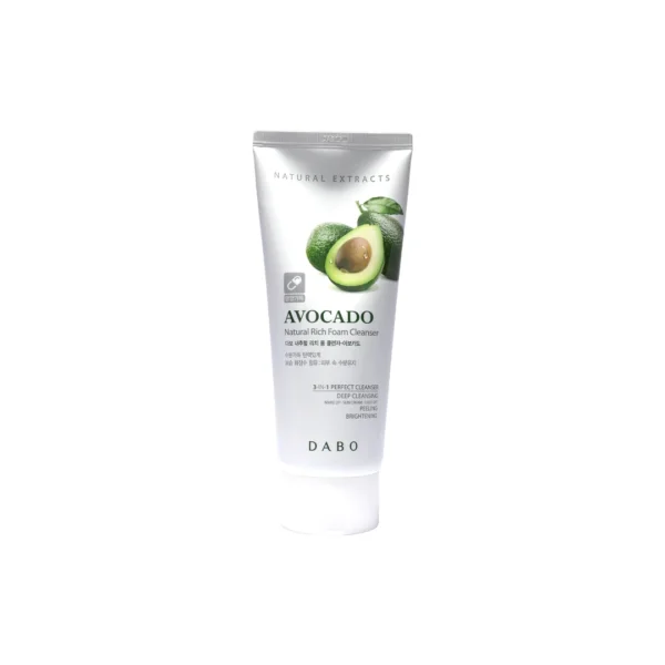 Dabo Natural Rich Foam Cleanser Avocado 180ml product image 1