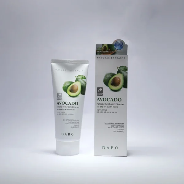 Dabo Natural Rich Foam Cleanser Avocado 180ml product image 3