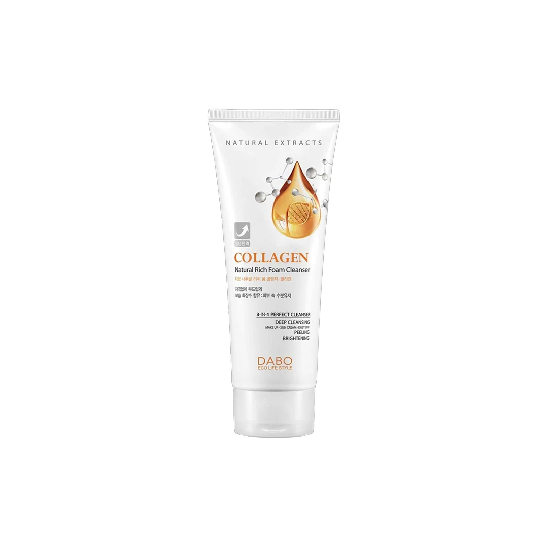 Dabo Natural Rich Foam Cleanser Collagen 180ml product image 1