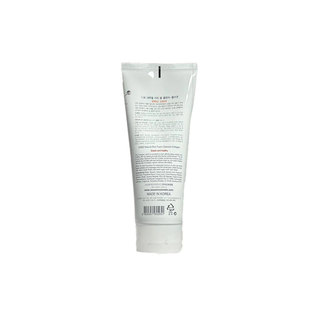Dabo Natural Rich Foam Cleanser Collagen 180ml product image 2
