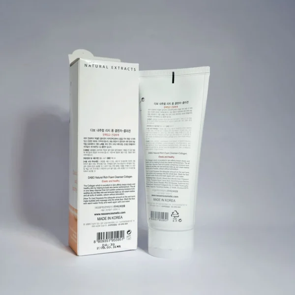 Dabo Natural Rich Foam Cleanser Collagen 180ml product image 4