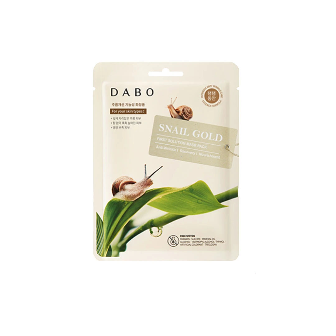Dabo Sheet Mask Snail Gold product image 1