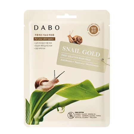 Dabo Sheet Mask Snail Gold product image 3