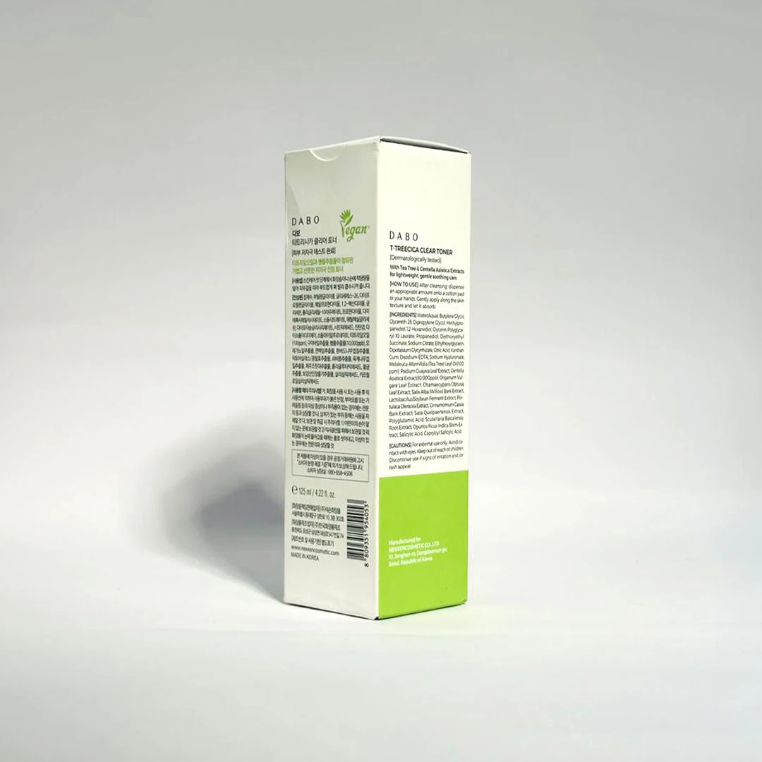 Dabo T-Tree Cica Clear Toner 125ml product image 5