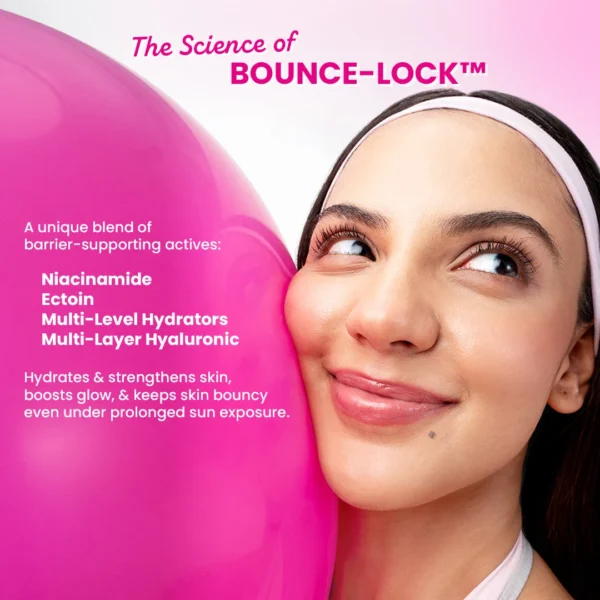 Dot & Key Dragon Fruit Bounce Sunscreen on skin