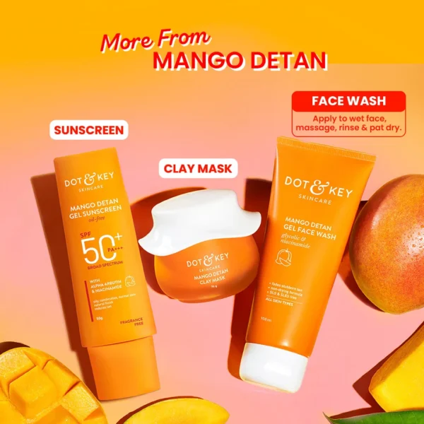 Dot & Key Mango Detan Gel Face Wash key ingredients