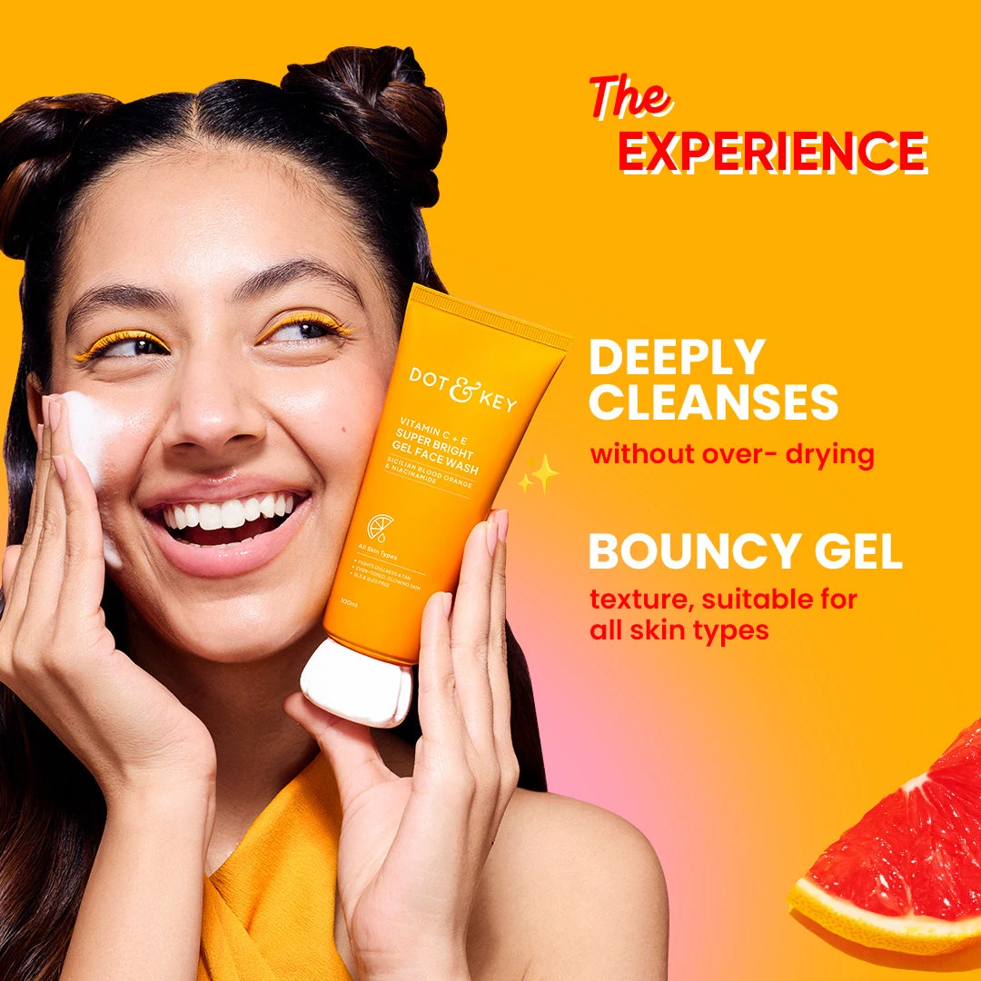 Dot & Key Vitamin C Face Wash gel texture