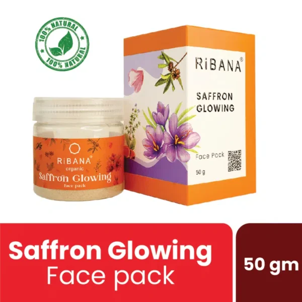 Ribana Saffron Glowing Face Pack 50g