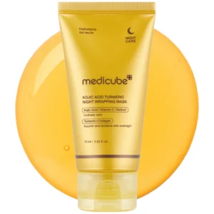 MEDICUBE Kojic Acid Turmeric Night Wrapping Mask 75ml tube