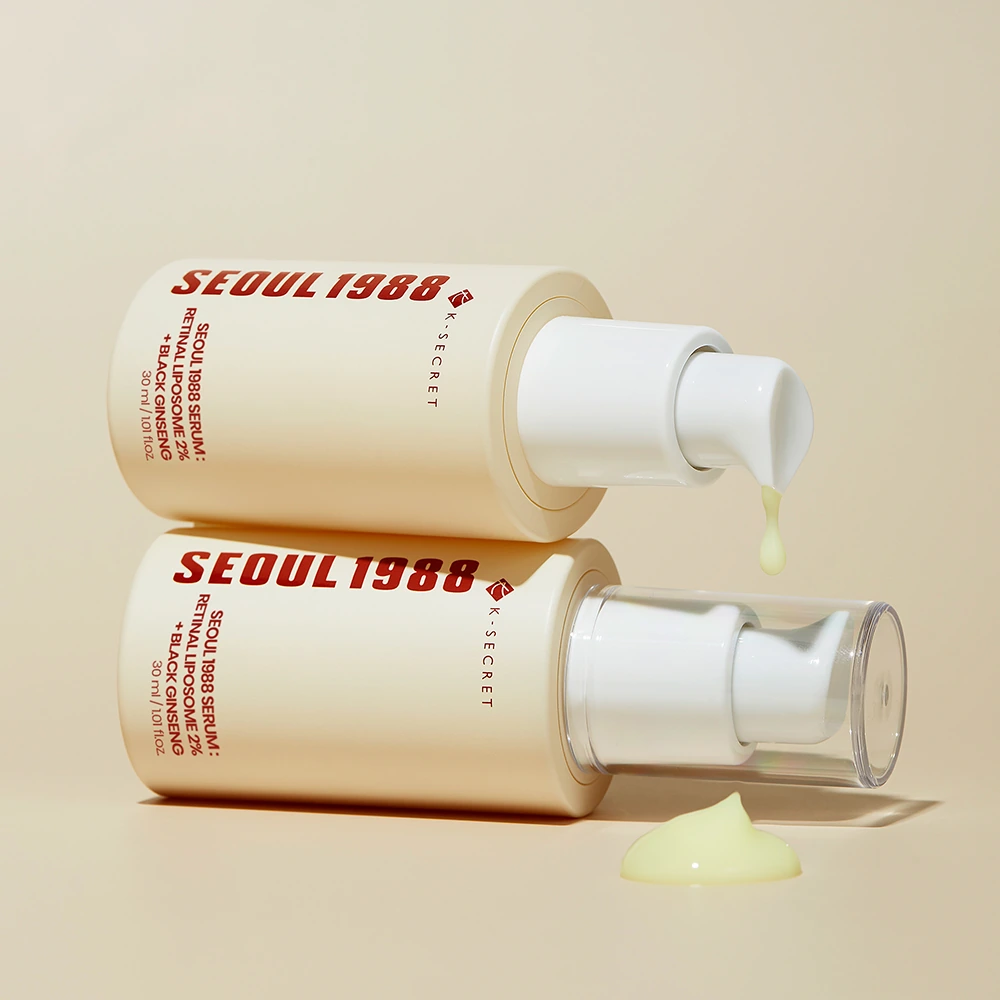 K-SECRET Seoul 1988 Retinal Serum bottle and packaging front view