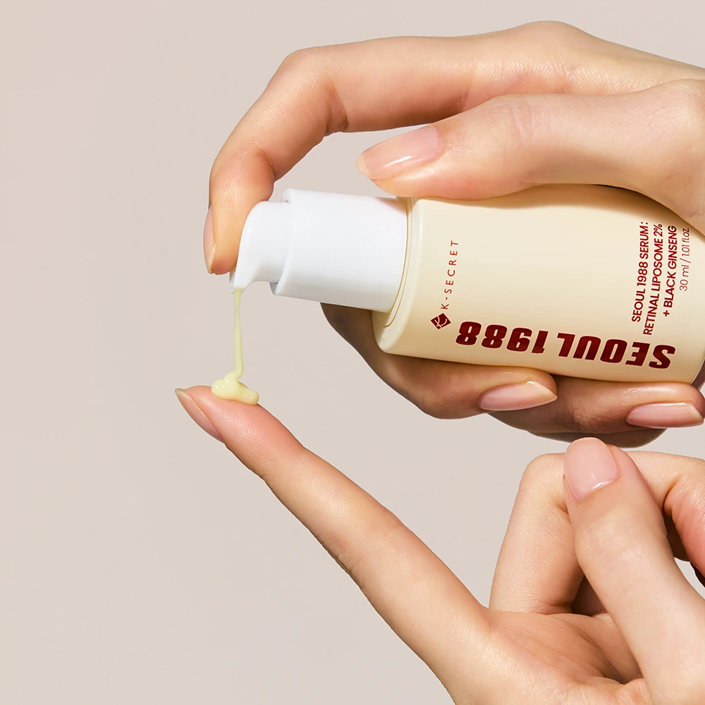 K-SECRET Seoul 1988 Retinal Serum key ingredients overview graphic