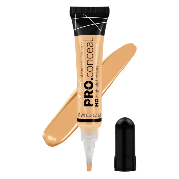 L.A. Girl HD Pro Conceal GC991 Yellow Corrector tube with swatch