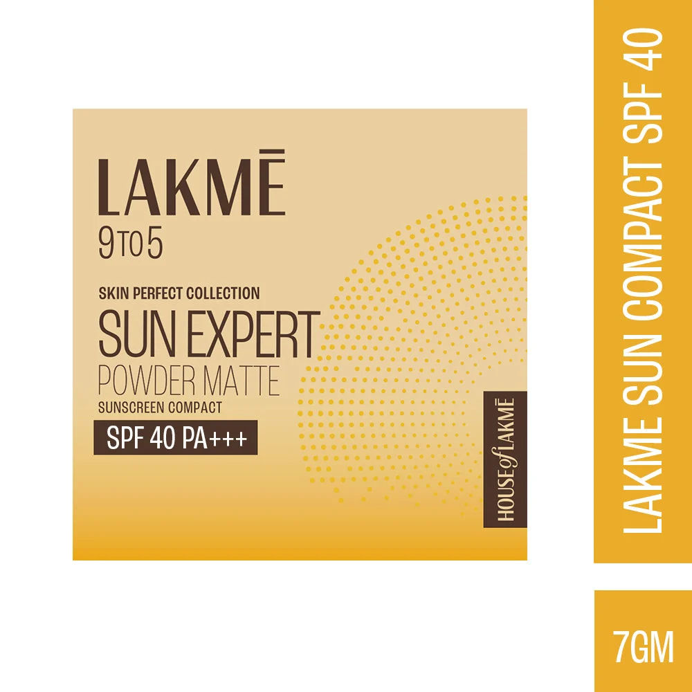 Lakme Sun Expert Ultra Matte SPF 40 PA+++ Compact 7g box