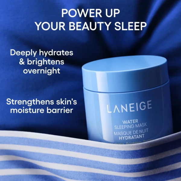 Laneige Water Sleeping Mask texture and formula close-up