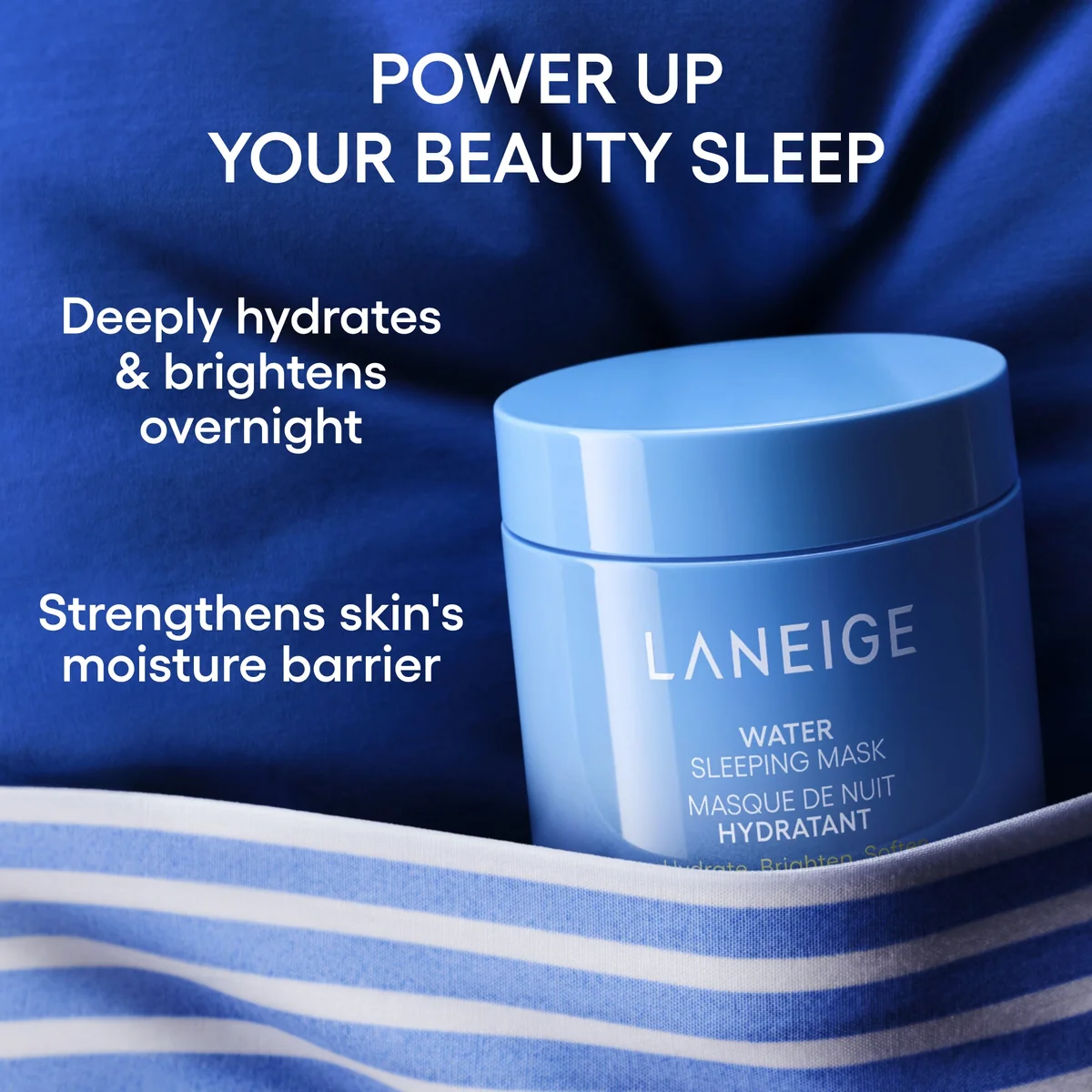 Laneige Water Sleeping Mask texture and formula close-up