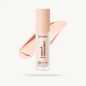 MARS Cancel Concealer SPF50 in 01 Ivory Veil with swatch