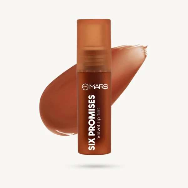 MARS Love Track Velvet Lip Tint 06 Six Promises warm brown nude shade