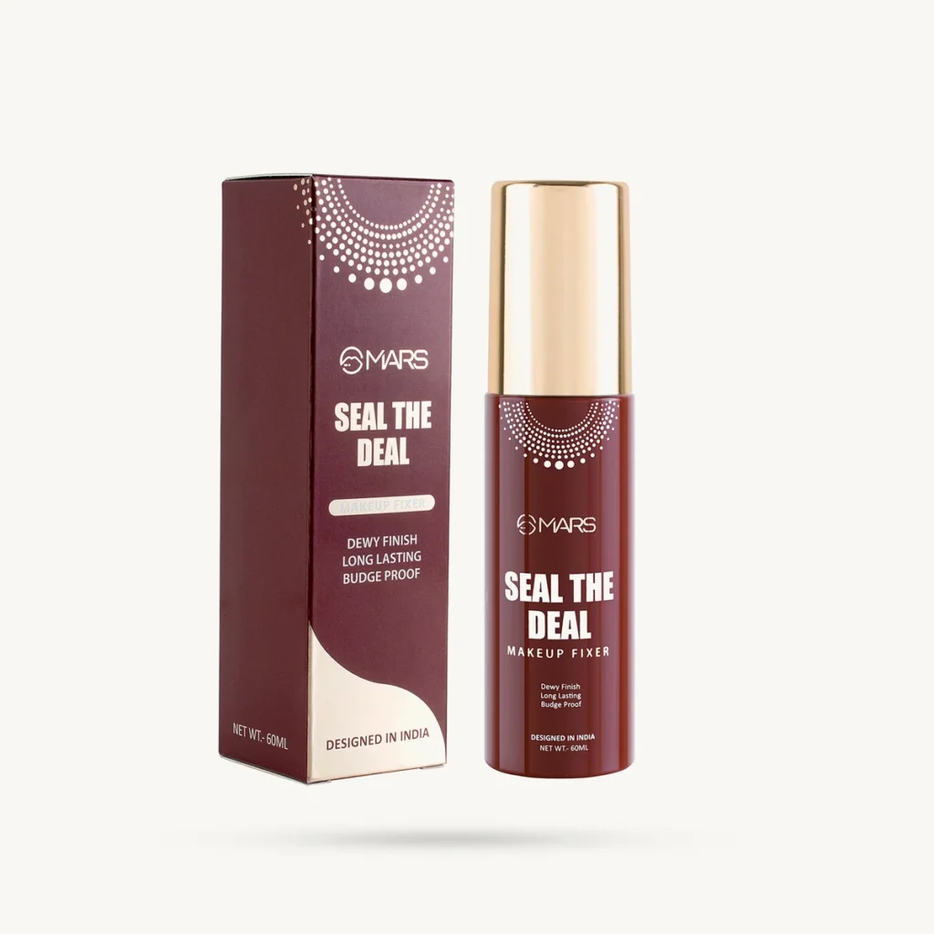 MARS Seal the Deal Makeup Fixer Dewy Finish 60ml bottle with box