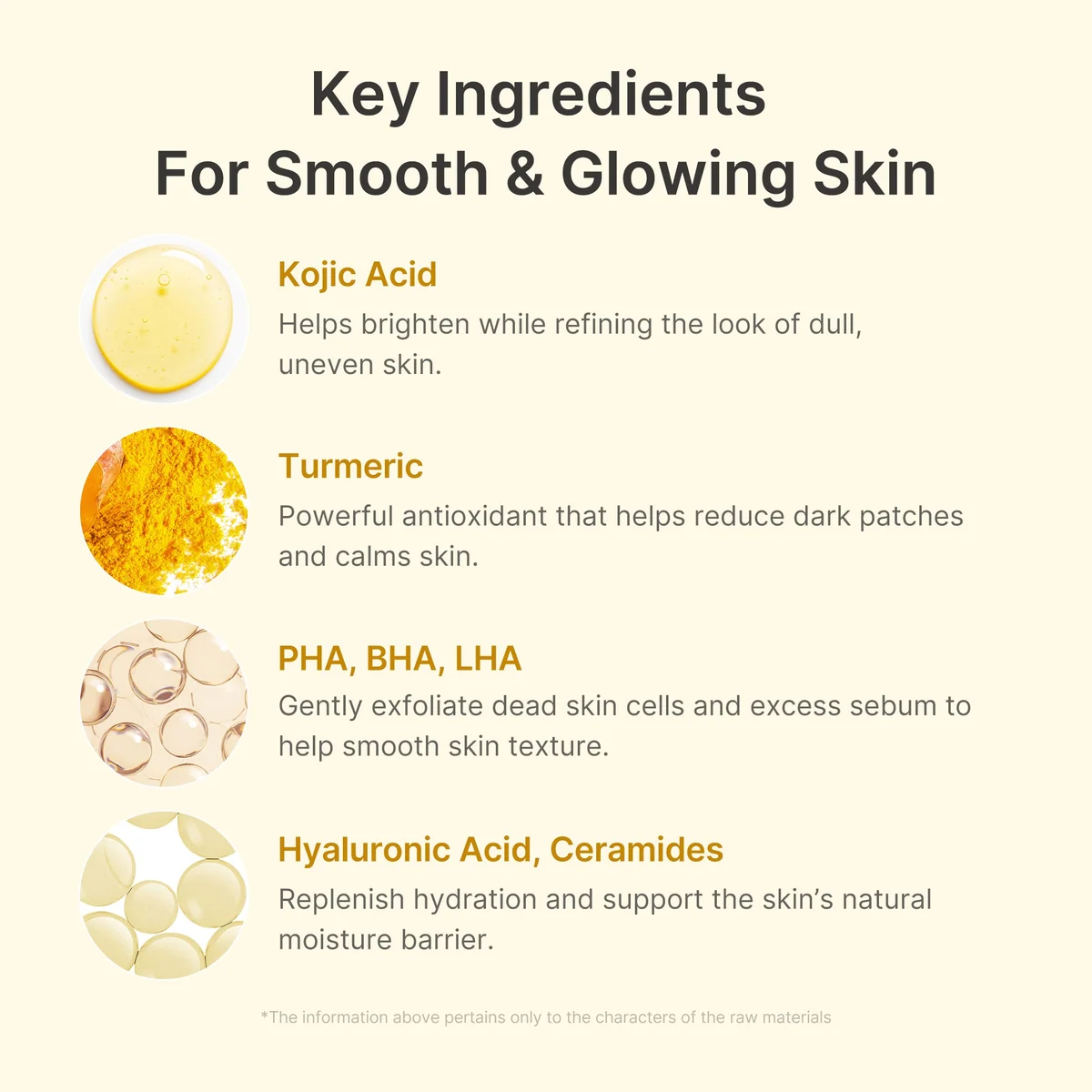 Medicube Kojic Acid Turmeric Body Peel Shot key ingredients kojic turmeric PHA BHA LHA