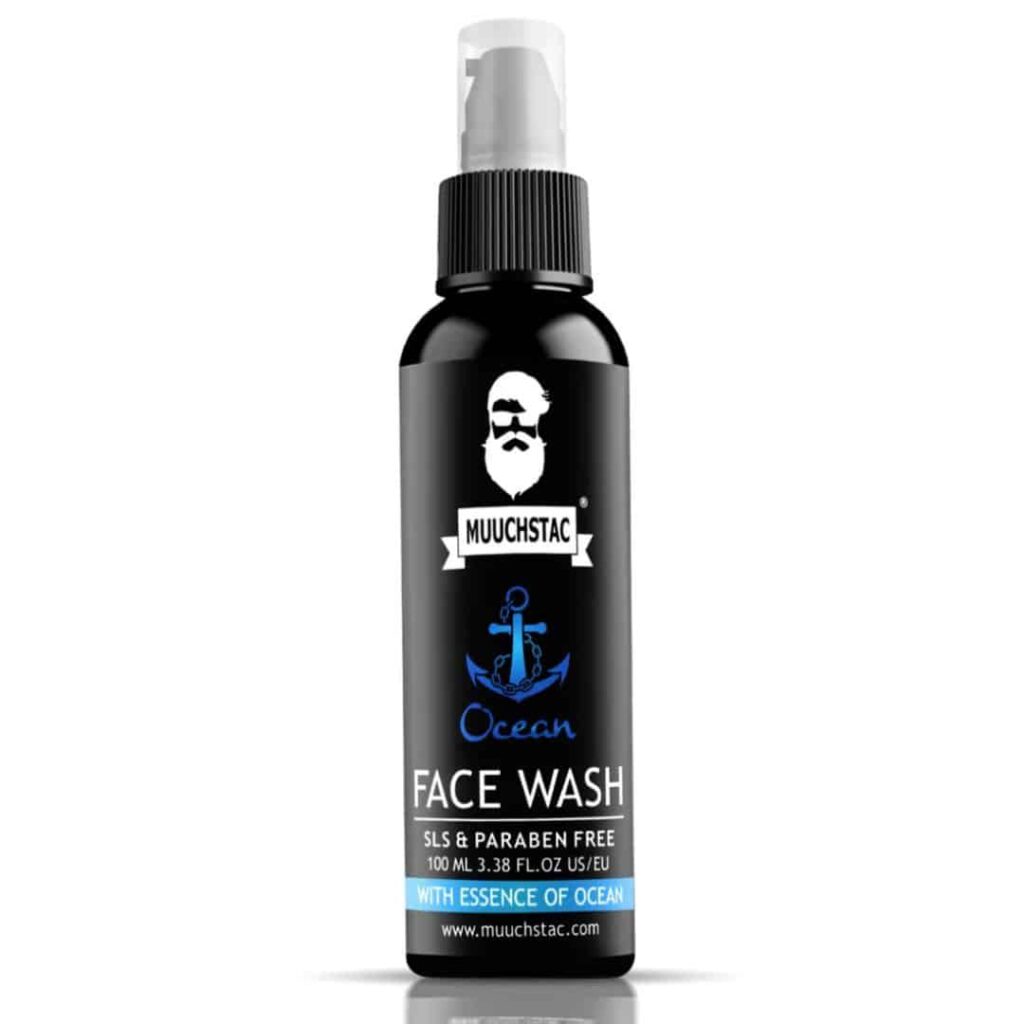 Muuchstac Ocean Face Wash for Men 100ml bottle