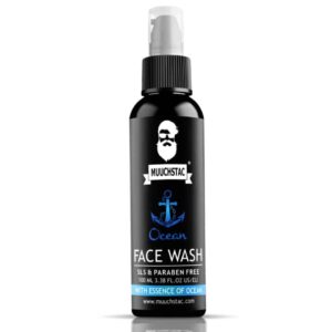 Muuchstac Ocean Face Wash for Men 100ml bottle
