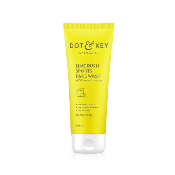 Dot & Key Lime Rush Sports Face Wash 100ml tube