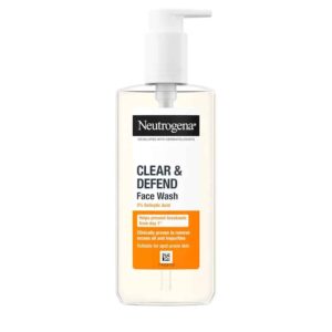Neutrogena Clear and Defend Facial Wash pack