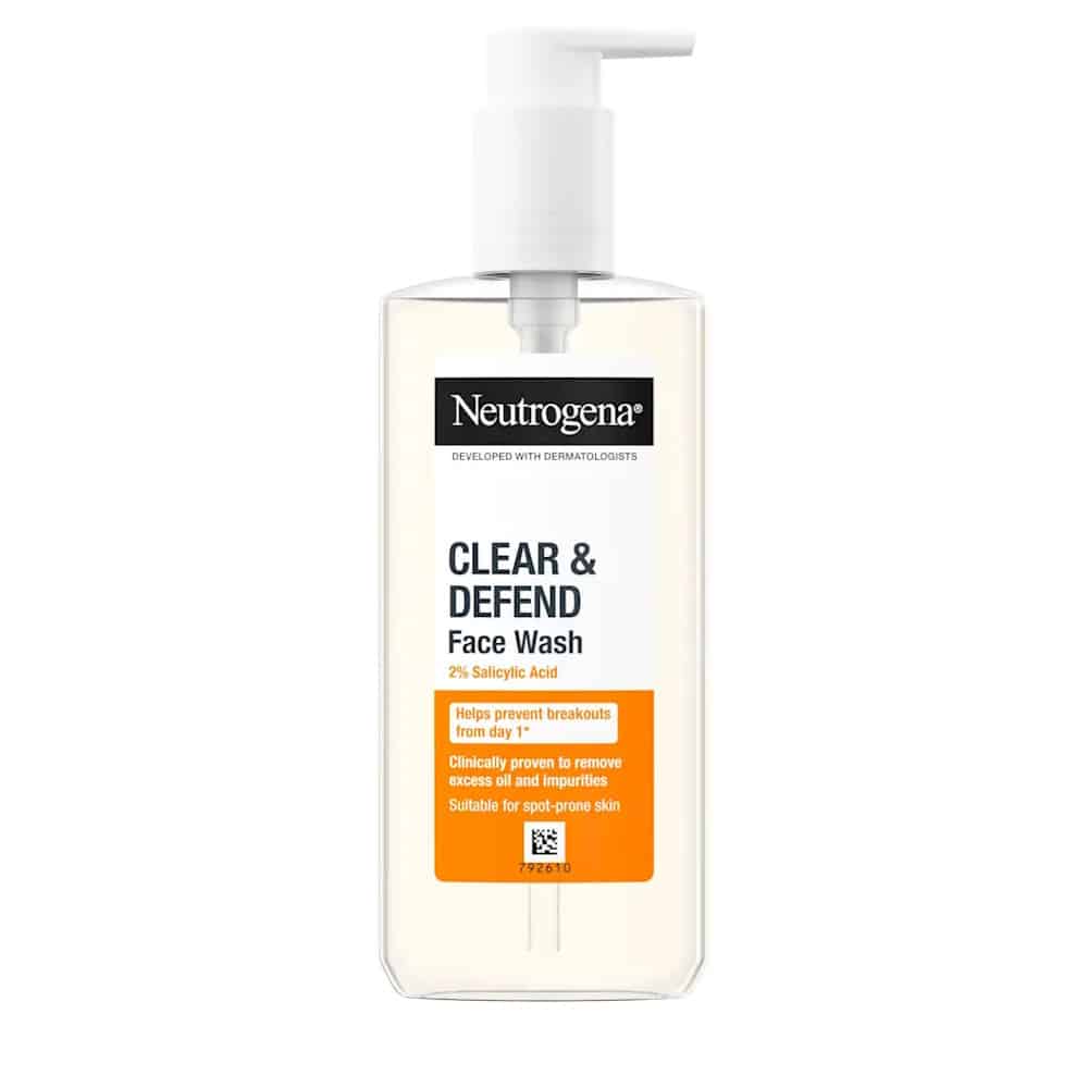 Neutrogena Clear and Defend Facial Wash pack