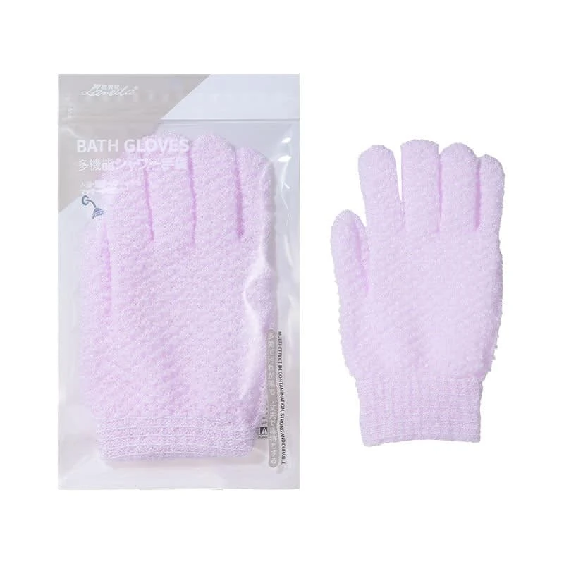LMLTOP Bath Gloves – Purple