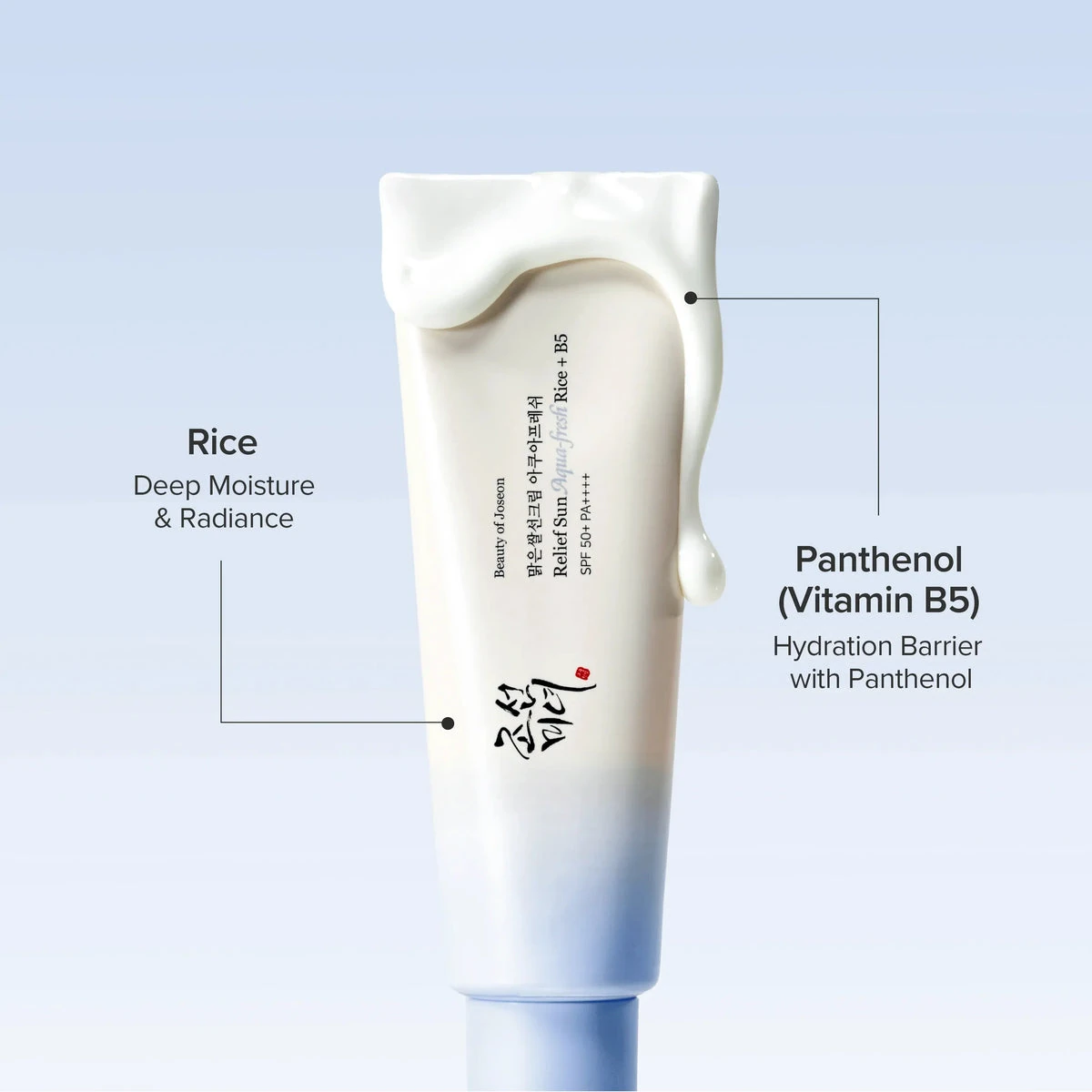Beauty of Joseon Relief Sun Aqua-Fresh watery texture no white cast for oily skin