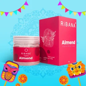 Ribana Almond Face and Body Scrub 50g jar