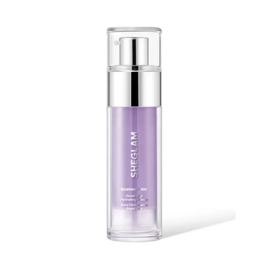 SHEGLAM Good Grip Hydrating Primer Blueberry + AHA 45ml bottle packshot