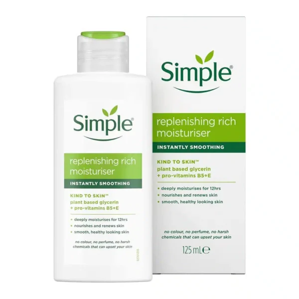 Simple Replenishing Rich Moisturiser pack