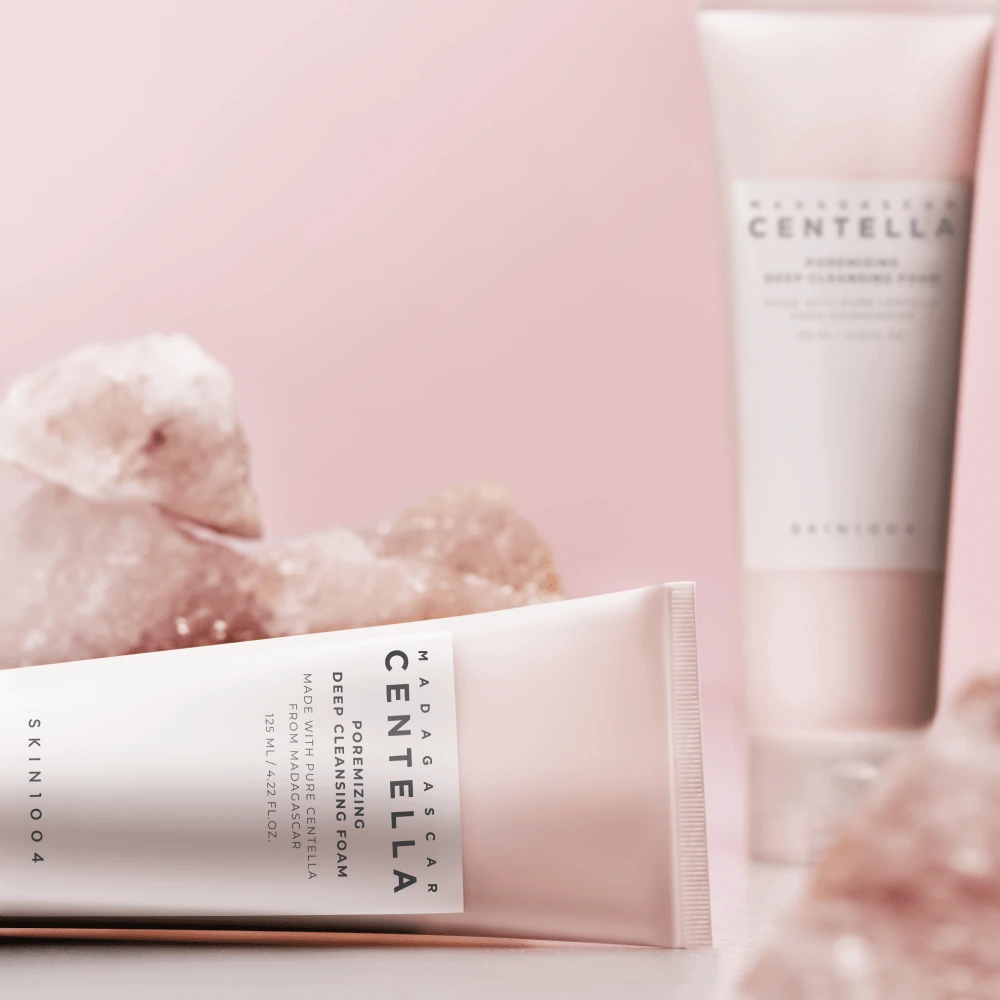 SKIN1004 Poremizing Deep Cleansing Foam texture and formula close-up