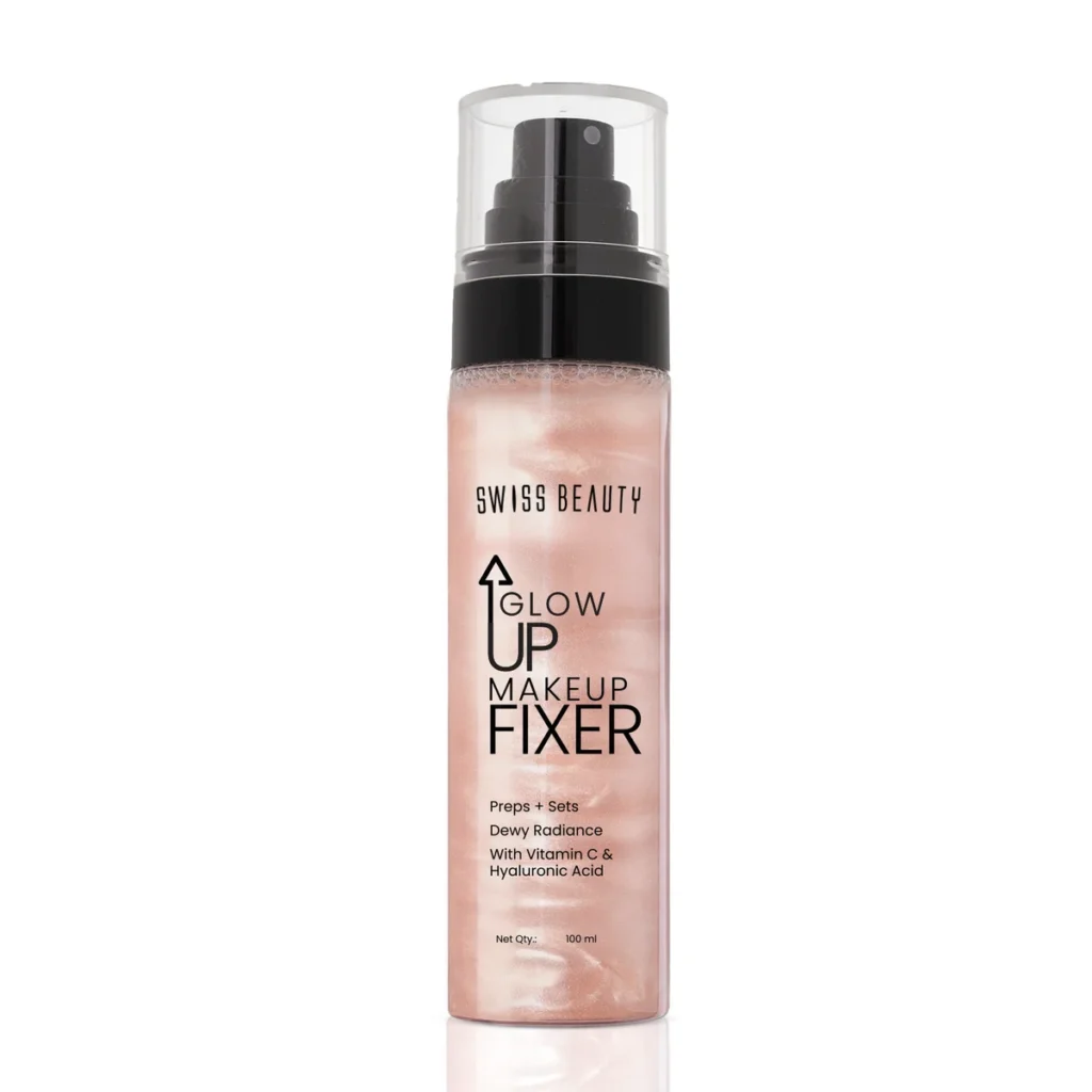 Swiss Beauty Glow Up Makeup Fixer 100ml bottle