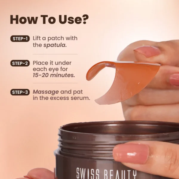 How to use Swiss Beauty Coffee Eye Patch