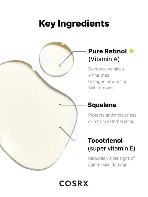 COSRX Retinol 0.5 Oil 20ml details