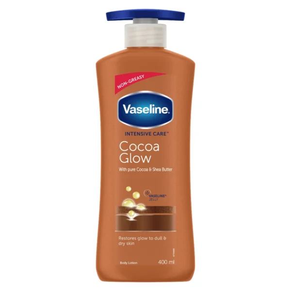 Vaseline Cocoa Glow Lotion 400ml bottle