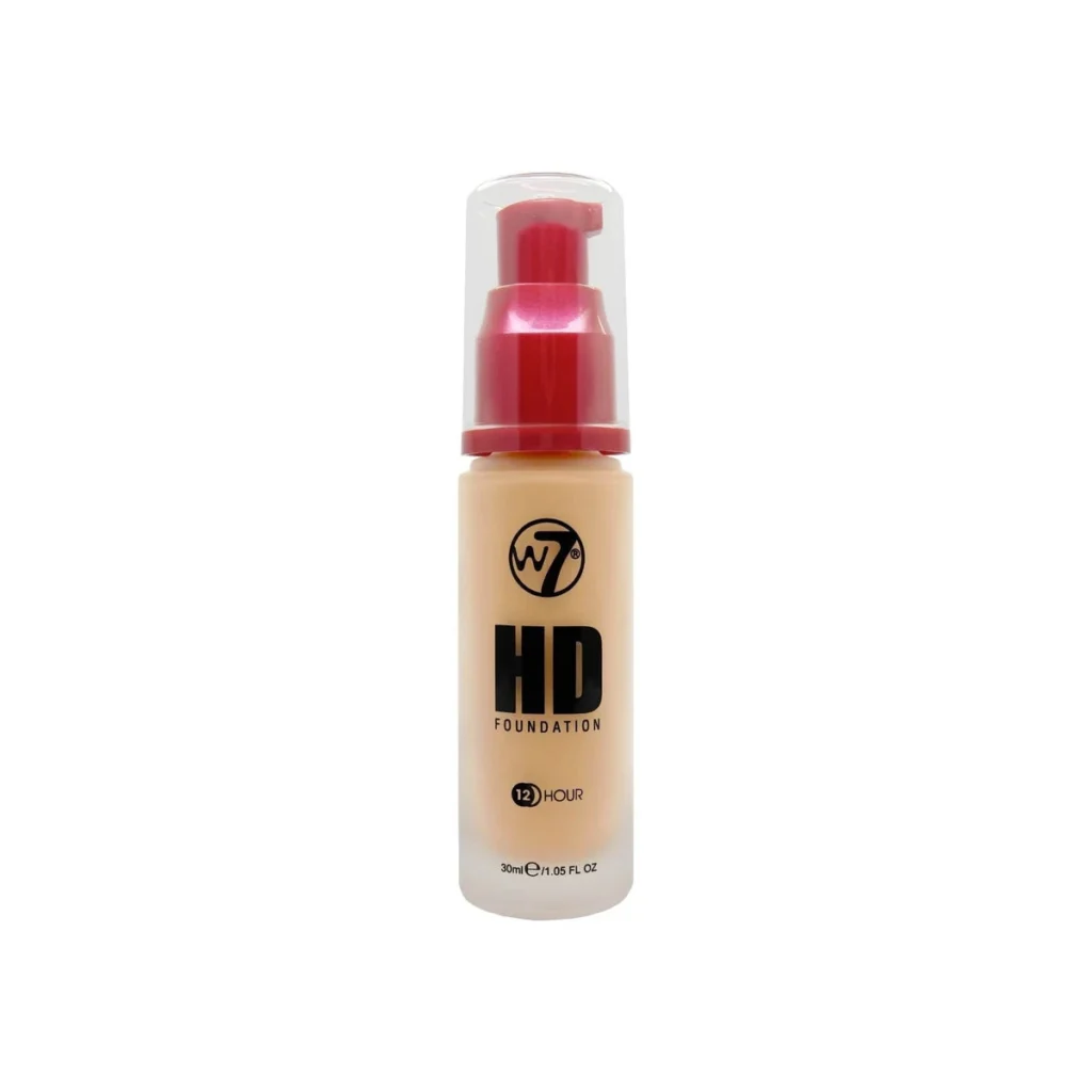 W7 HD Foundation 30ml shade Honey