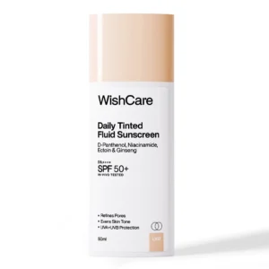 WishCare Daily Tinted Fluid Sunscreen shade L102